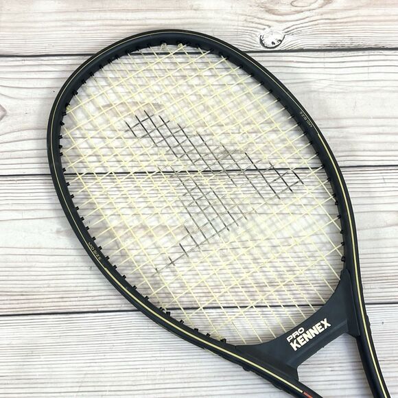 VTG Pro Kennex Bronze Ace Tennis Racquet Racket Graphite Glass L4 4-1/2 Mid Size - Picture 13 of 16